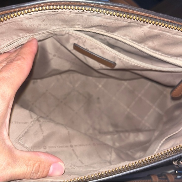 Michael Kors Tan and Brown Crossbody Bag - Picture 9 of 10